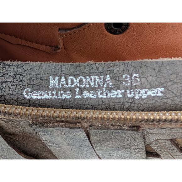 L'Artiste by Spring Step Madonna Leather Ankle Boots - Grey Multi - Sz 36 - Picture 10 of 11